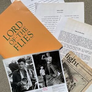 Lord of the Flies 1990 Nelson Ent. Press Packet + Original Actor Resume/Clips!!